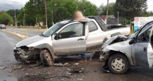 El Hoyo | Choque en Ruta 40: Los conductores están hospitalizados