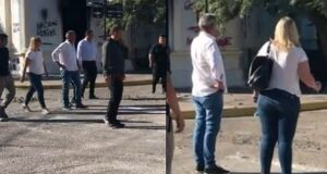 Chubut | Arcioni recorrió Casa de Gobierno luego de los incidentes