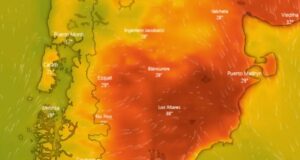 Chubut | Este martes se pronostica una intensa ola de calor en la provincia