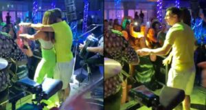 Los Palmeras cantaron en la fiesta de Messi