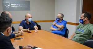 Madryn | Sastre se reunió con autoridades de MELECSUR para avanzar en la creación de un puesto de carga para vehículos