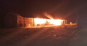 Cordillera | Cholila: Un incendio consumió un fábrica de ladrillos de madera