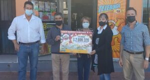 Chubut | Lotería premió a dos ganadores del Telebingo en Sarmiento