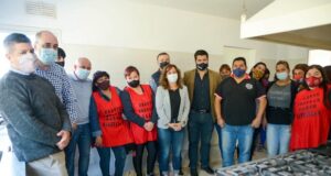 Madryn | Sastre entregó herramientas para seguir poniendo en valor los espacios barriales de la ciudad