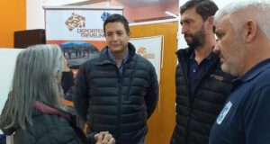 Chubut | Aguirre se reunió con presidentes de clubes de Trevelin por el Telebingo Deportivo