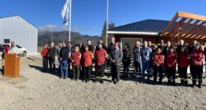 Cordillera | Arcioni inauguró la nueva sede de la Brigada de Incendios Las Golondrinas que fue arrasado en el incendio forestal del 2021