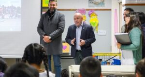 Madryn | Sastre presente en el lanzamiento del programa “Los chicos de Madryn reciben a las ballenas”