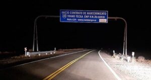 Chubut | Por el hielo piden extrema precaución al transitar por las rutas de la provincia