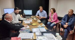 Comodoro | Biss se reunió con los concejales radicales Buffa, Lattanzio y Saffirio