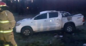 Cordillera | Ruta 40: Una camioneta volcó a la altura del Paraje Las Golondrinas