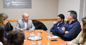 Madryn | Sastre recibió a representantes de la empresa Fortescue Future Industries que busca hacer base en la ciudad