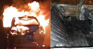 Cordillera | Esquel: Se quemó un auto y se investiga presunta intencionalidad