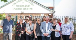 Madryn | Sastre visitó el Centro de Jubilados y Pensionados