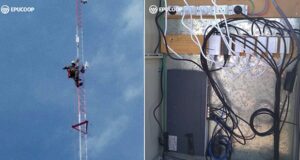 Epucoop habilitó en Cholila una torre con nuevo equipamiento para mejorar el servicio de internet