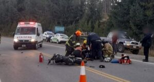 Lago Puelo | Impactante accidente vial: Una persona fue trasladada al hospital
