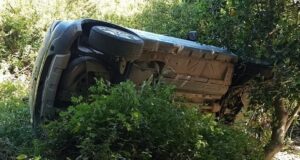 Cholila | Perdió el control del vehículo y terminó volcando en la Ruta 71