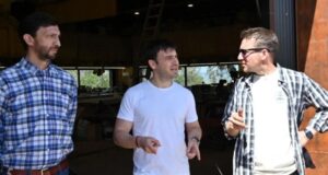 Torres visitó un viñedo en inmediaciones de Trevelin