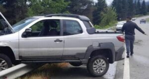 Perdió el control del vehículo y despistó sobre la Ruta 40