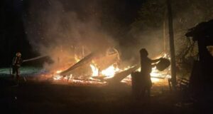 Pérdidas totales ante un incendio de vivienda en la localidad de El Hoyo