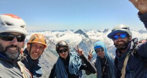 Histórico ascenso del Club Andino Cholila a la torre sur este del Cerro Dos Picos