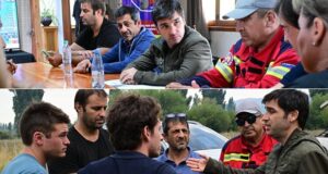 Torres recorrió Lago Rivadavia y visitó a vecinos afectados por el incendio