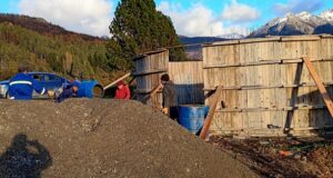 Avanza la obra de la nueva cisterna en Villa Lago Rivadavia