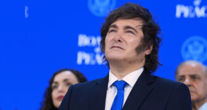 La imagen de Milei continúa bajando