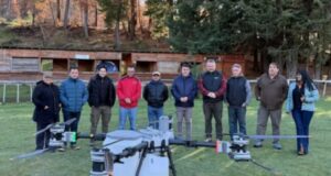 Prueban siembra con drones en El Hoyo