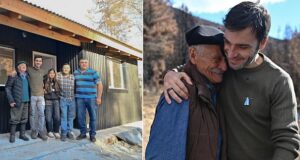 Torres entregó viviendas a familias afectadas por incendios en El Hoyo