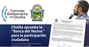 El Concejo Deliberante de Cholila incorporó la “Banca del Vecino” como herramienta de participación ciudadana