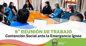 Cholila realizó la 9° reunión interinstitucional en el marco de la emergencia ígnea
