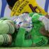 Se descartó una lesión de gravedad de Leandro Brey tras el golpe en Ecuador