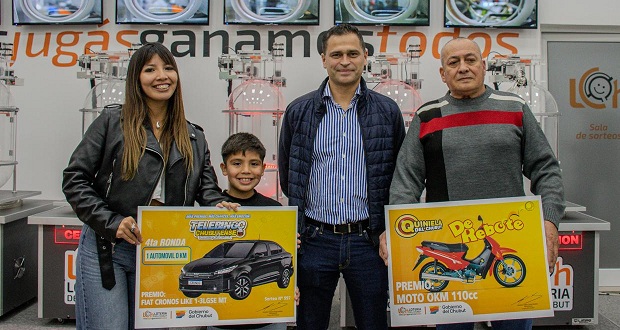 El Telebingo Chubutense entregó un auto, una moto y repartió millones de pesos en toda la provincia