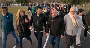 Torres y Sastre recorrieron la renovada pista “Horacio Cabito” en Puerto Madryn