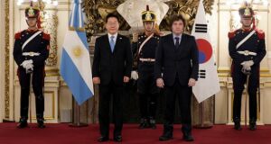 Milei recibió al presidente de Corea del Sur