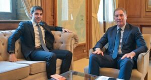 Torres se reunió con Santilli en Casa Rosada Torres se reunió con Santilli en Casa Rosada