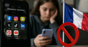 Francia prohíbe redes sociales a menores de 15 años