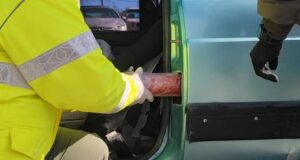 Detuvieron en la Ruta 3 a dos personas con droga, un arma y municiones