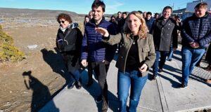 Torres reactivó la mayor obra de pavimentación de la historia de Rada Tilly
