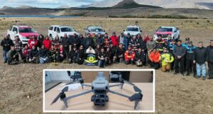 Chubut incorporó drones térmicos para reforzar la seguridad